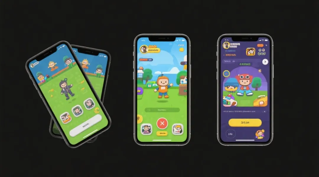 移动端界面示意图